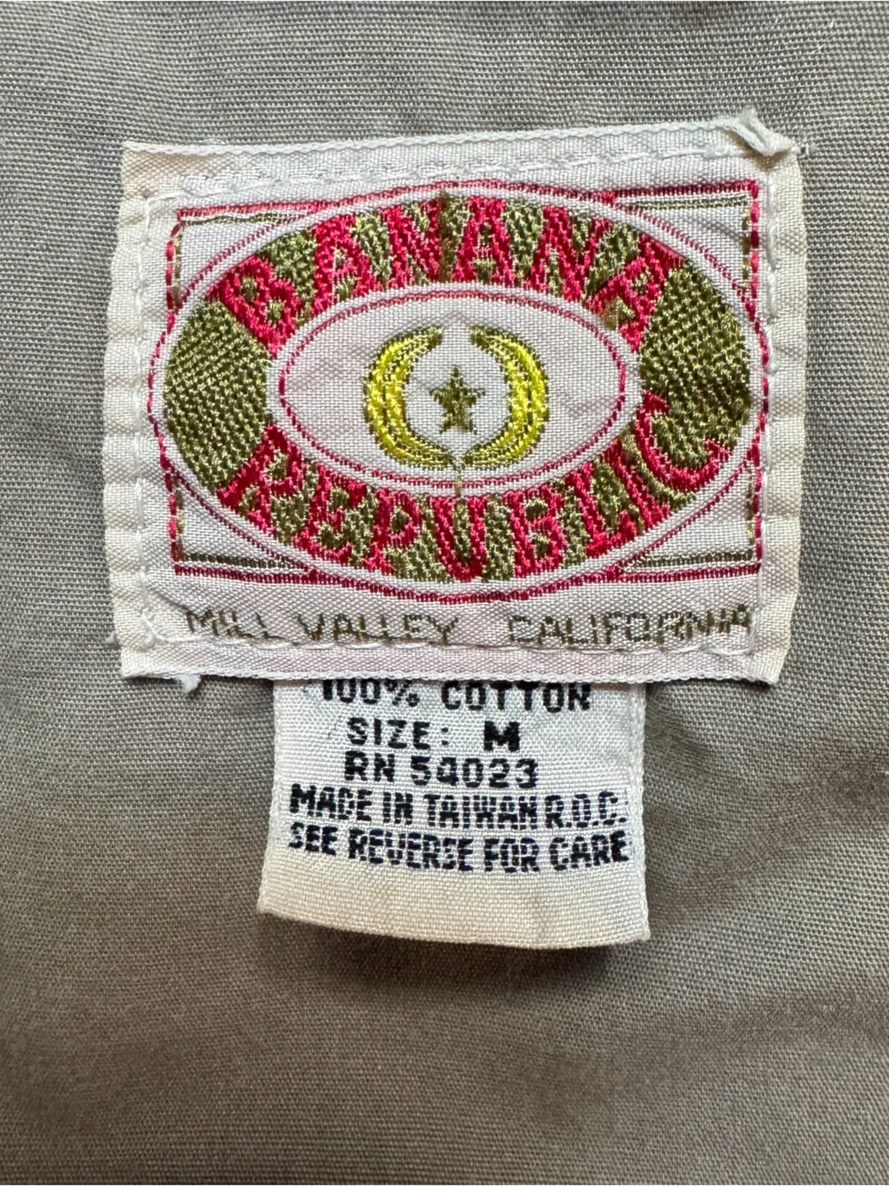 Banana Republic Vintage Mill Valley Khaki Vest Utility Photographer Journalist M